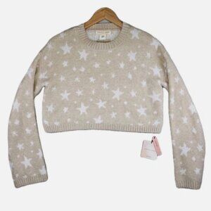 Brand New Happily Grey Women's Cropped Sweater